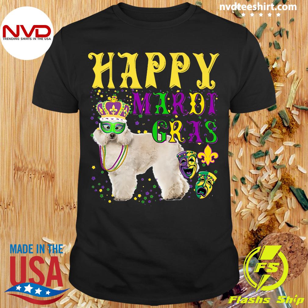 dog mardi gras shirt