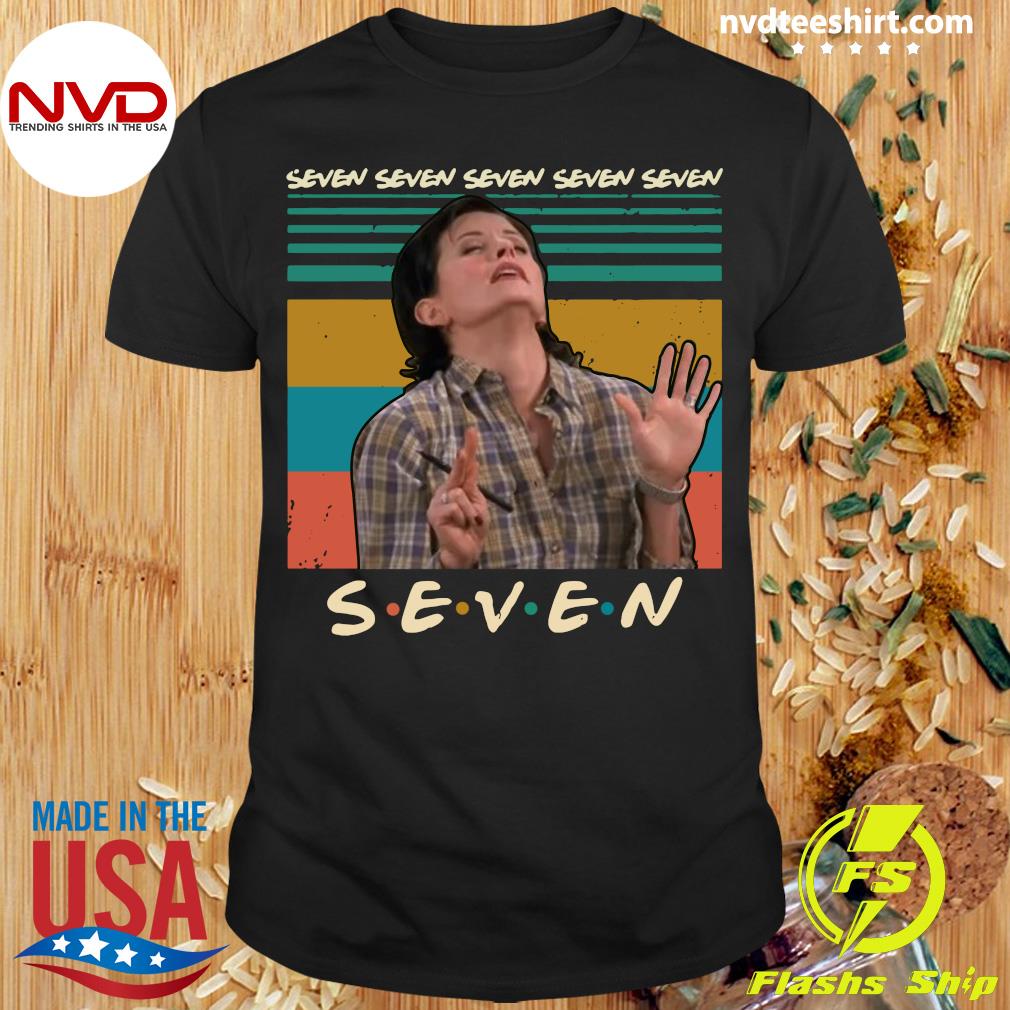 Official Monica Seven Vintage Retro T-shirt - NVDTeeshirt