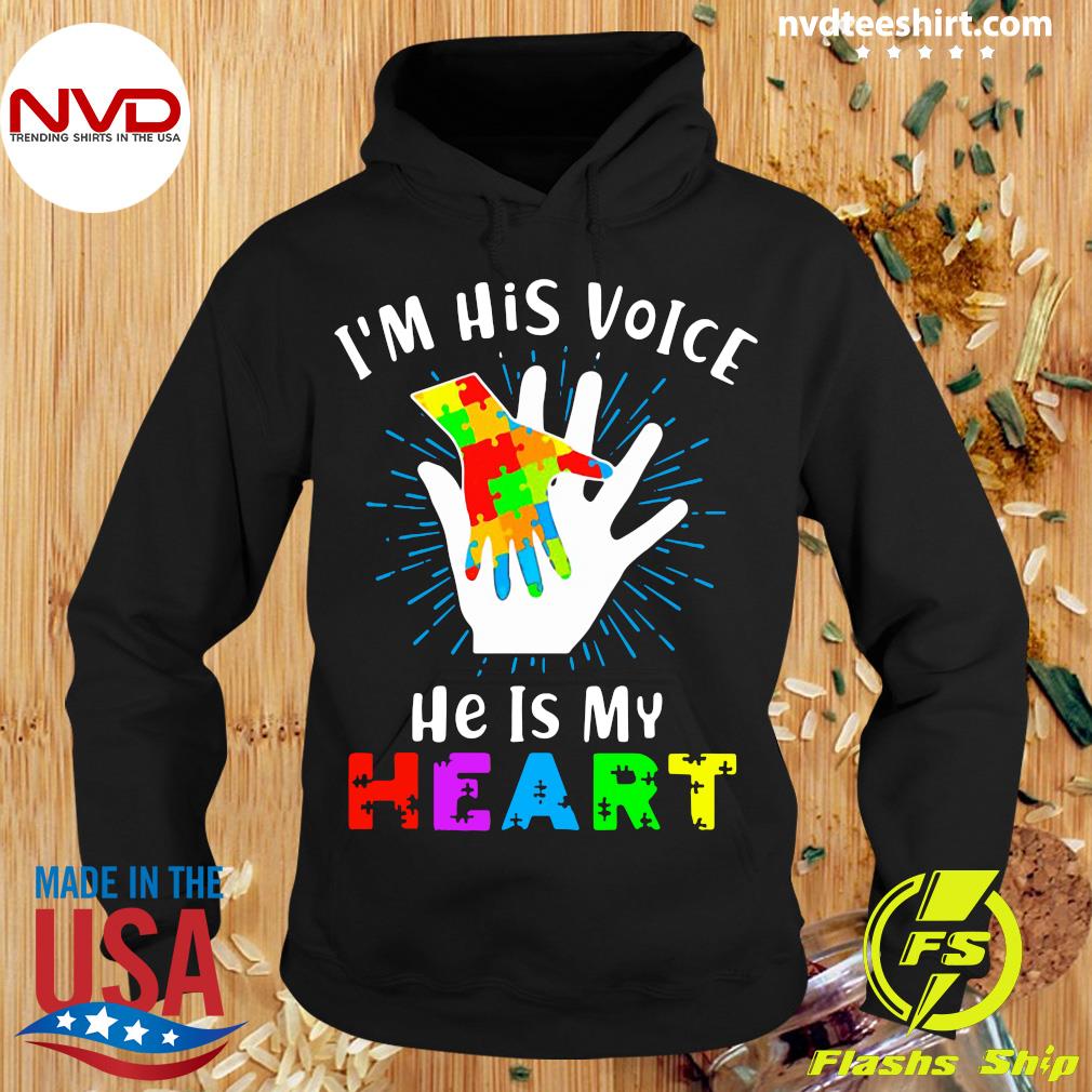 Download Official I M His Voice He Is My Heart Autism Awareness Svg T Shirt Nvdteeshirt