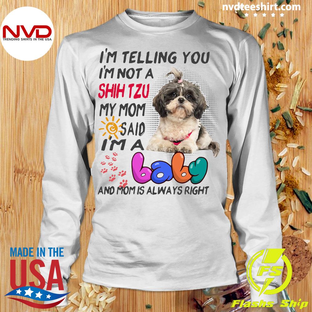 shih tzu mom t shirt