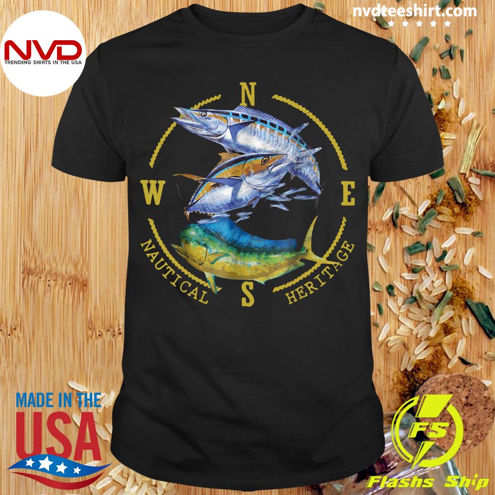 Official Mahi Mahi Tuna Kingfish Nautical Fishing T-shirt - NVDTeeshirt