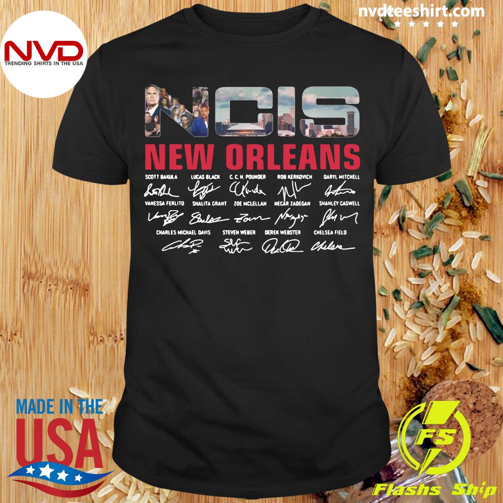 NCIS Orleans Signatures T-shirt - NVDTeeshirt