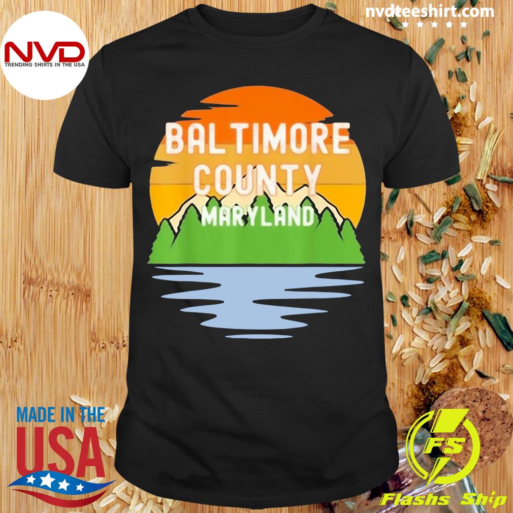 Baltimore Tshirt Baltimore Maryland Distressed T-shirt 