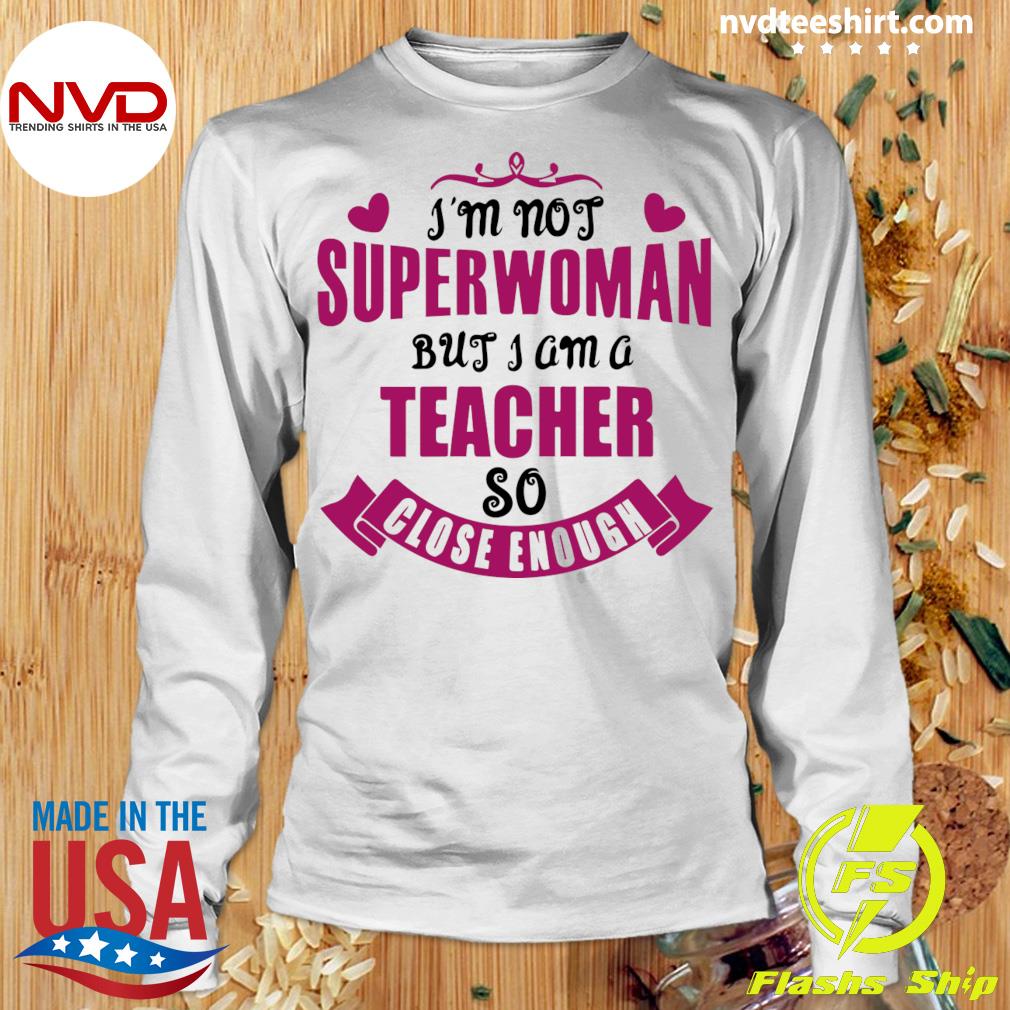 Shopper Shaw T-Shirts® Canvas Shoulder Bag Im Not Superwoman But Im a GRANNY So Close Enough TOTE BAG Family Gift Reusable