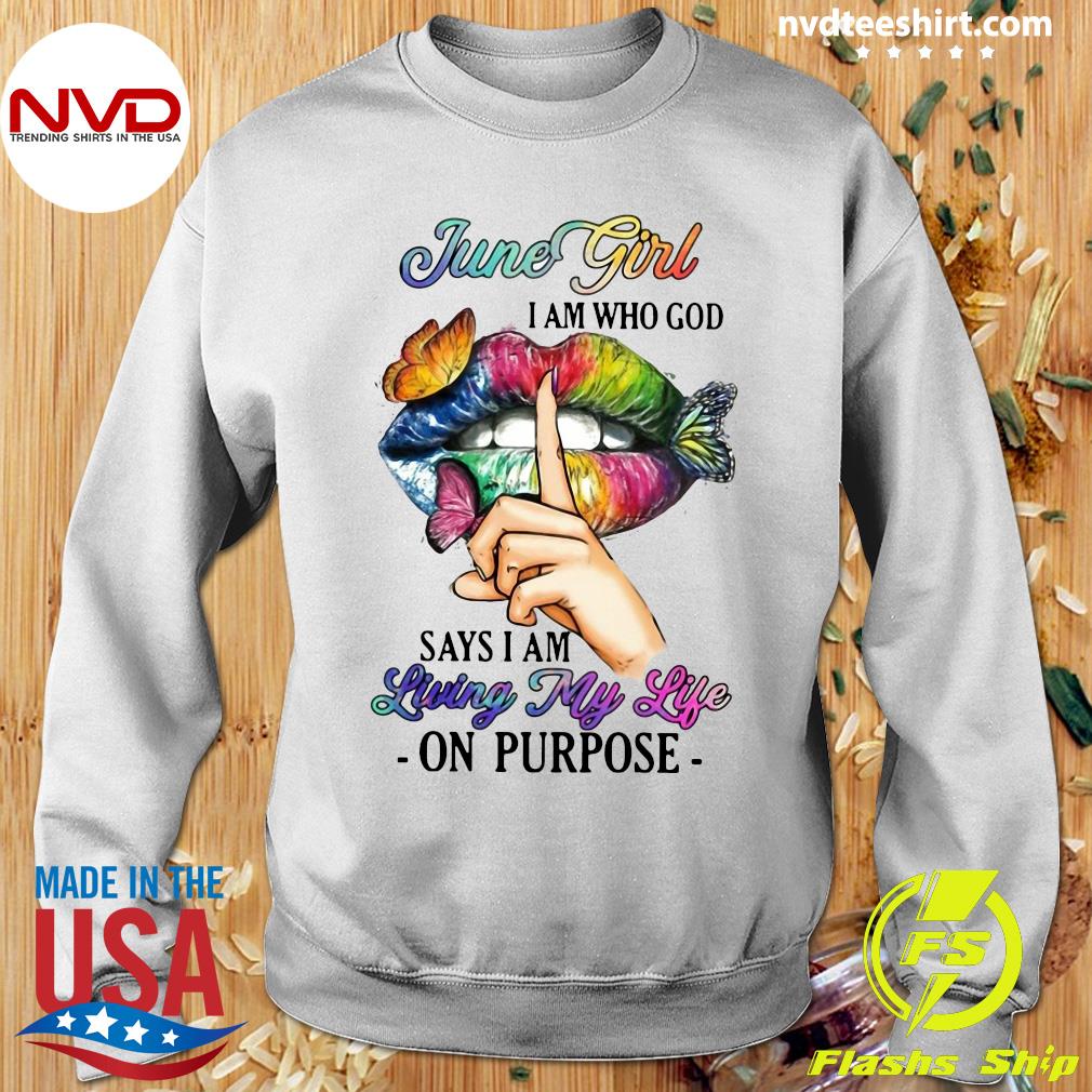 i am a june girl t shirt