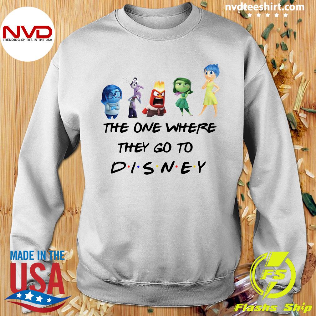 The One Where They Go To Disney Inside Out Movie Shirt - Trend T