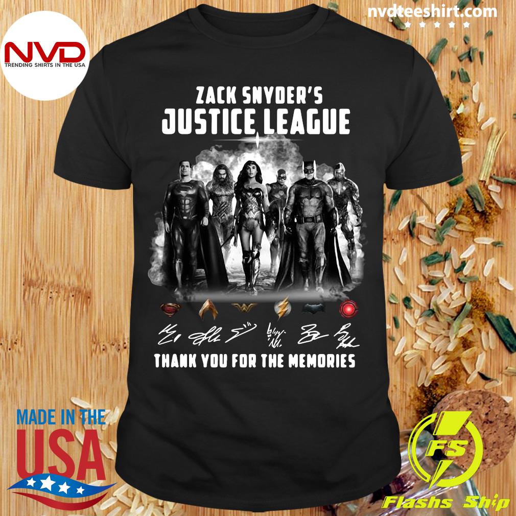 zack snyder's justice league shirt