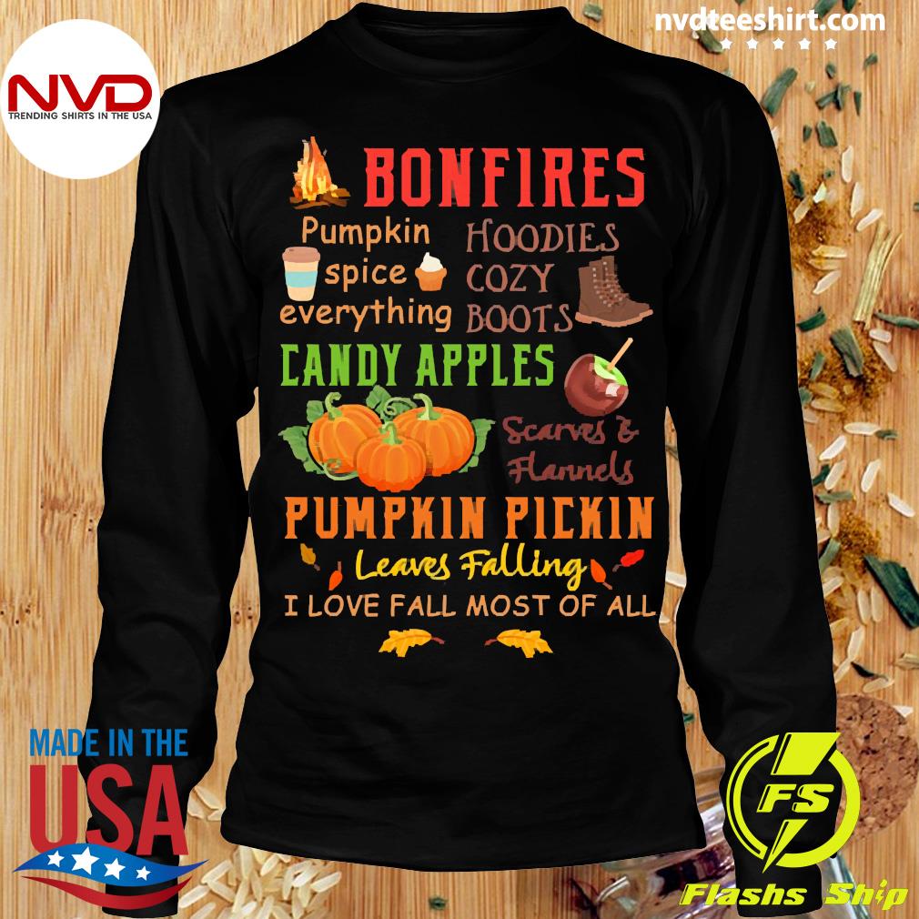 Fall Shirts  All Things Fall  Lattes  Apples  Bonfires  Pumpkins  Sweatshirts  Pumpkin Spice Latte  Graphic Tee  Girlfriend Gift