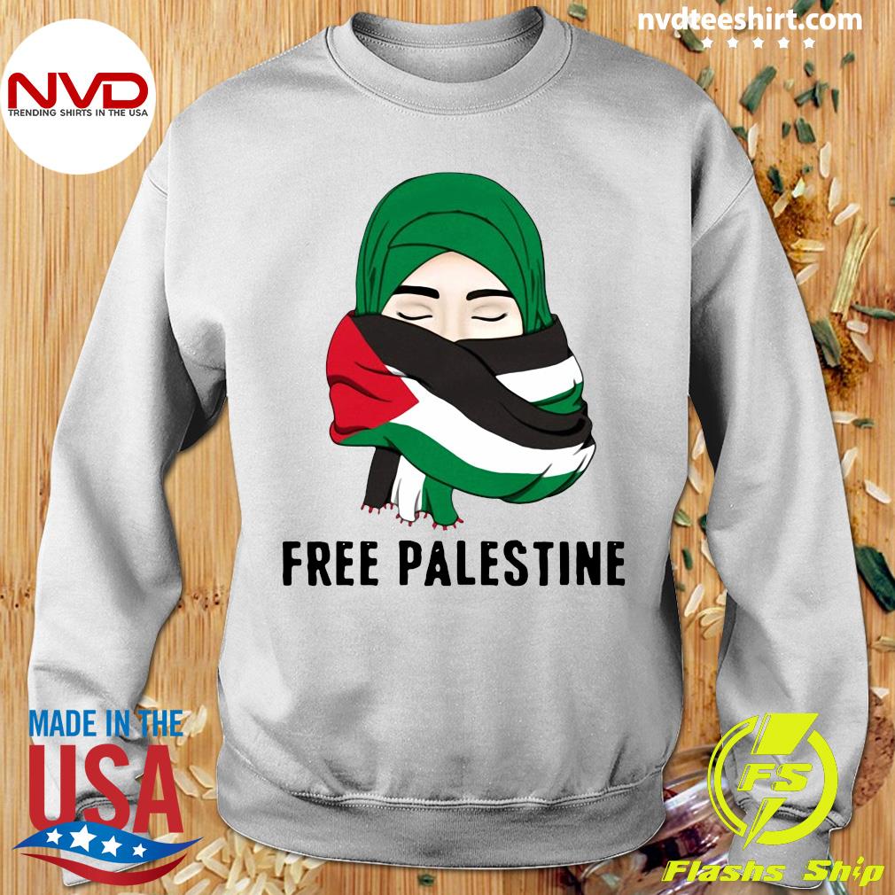 bad Bediende Jaarlijks Free Palestine Gaza Palestinian Girl Palestinian Flag Shirt - NVDTeeshirt