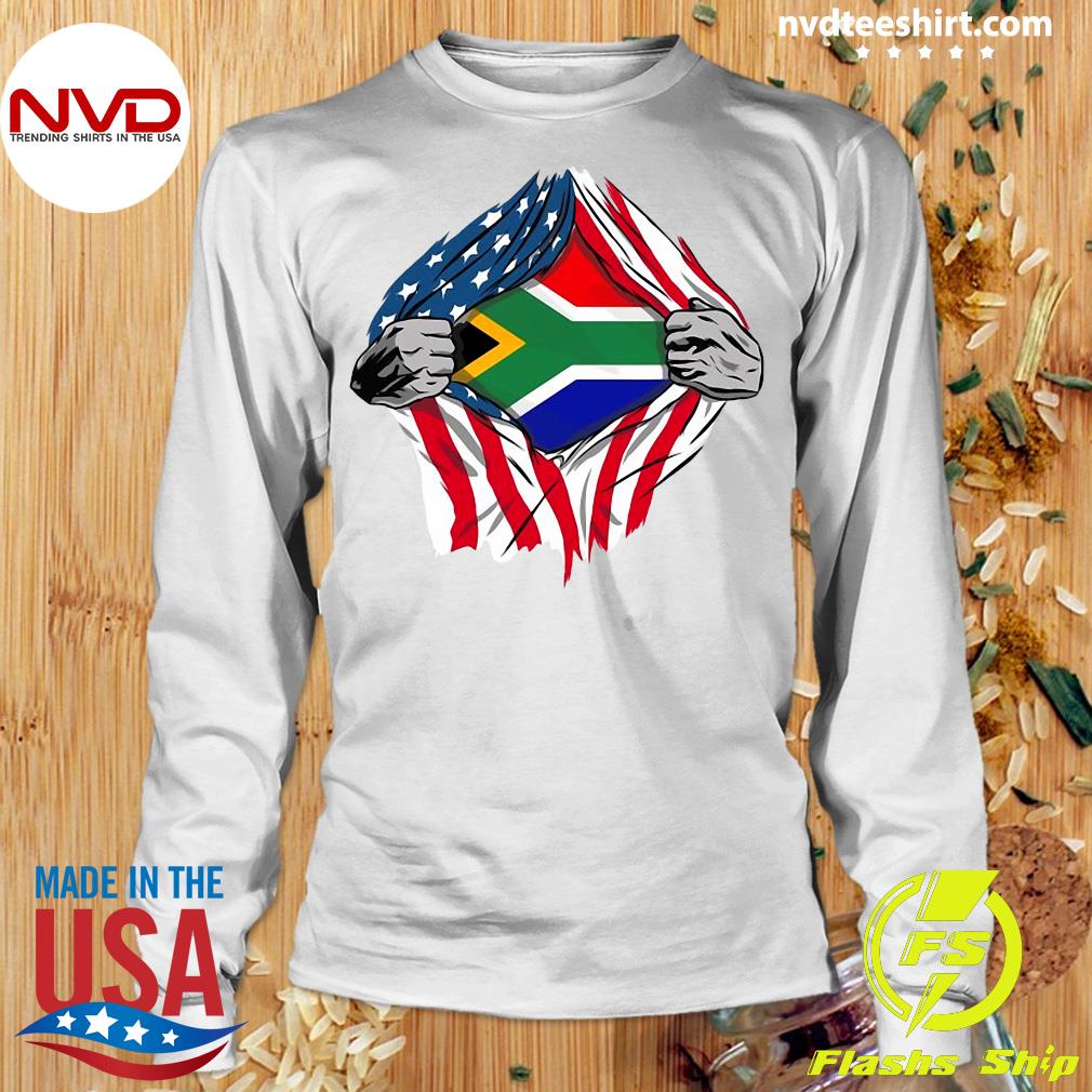 Official Blood Inside Me Shirt South Africa Flag T-shirt - NVDTeeshirt