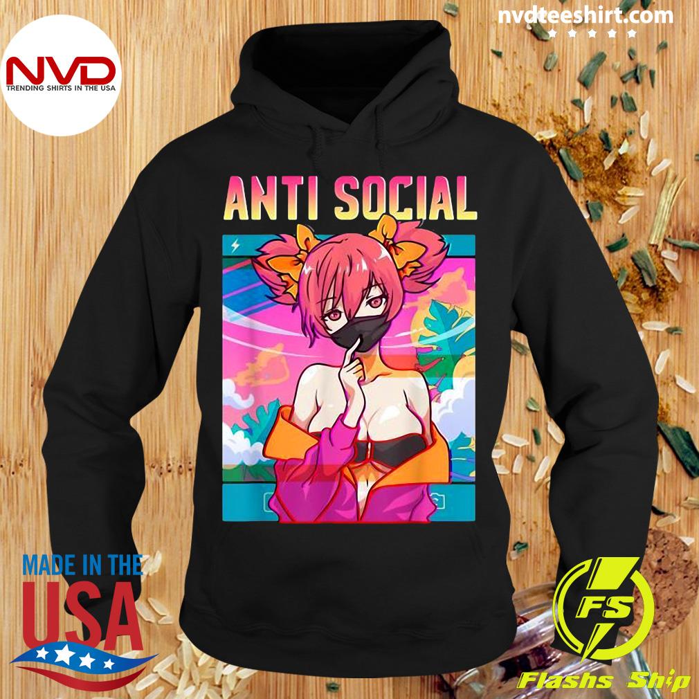 Anti anime sale anime club hoodie