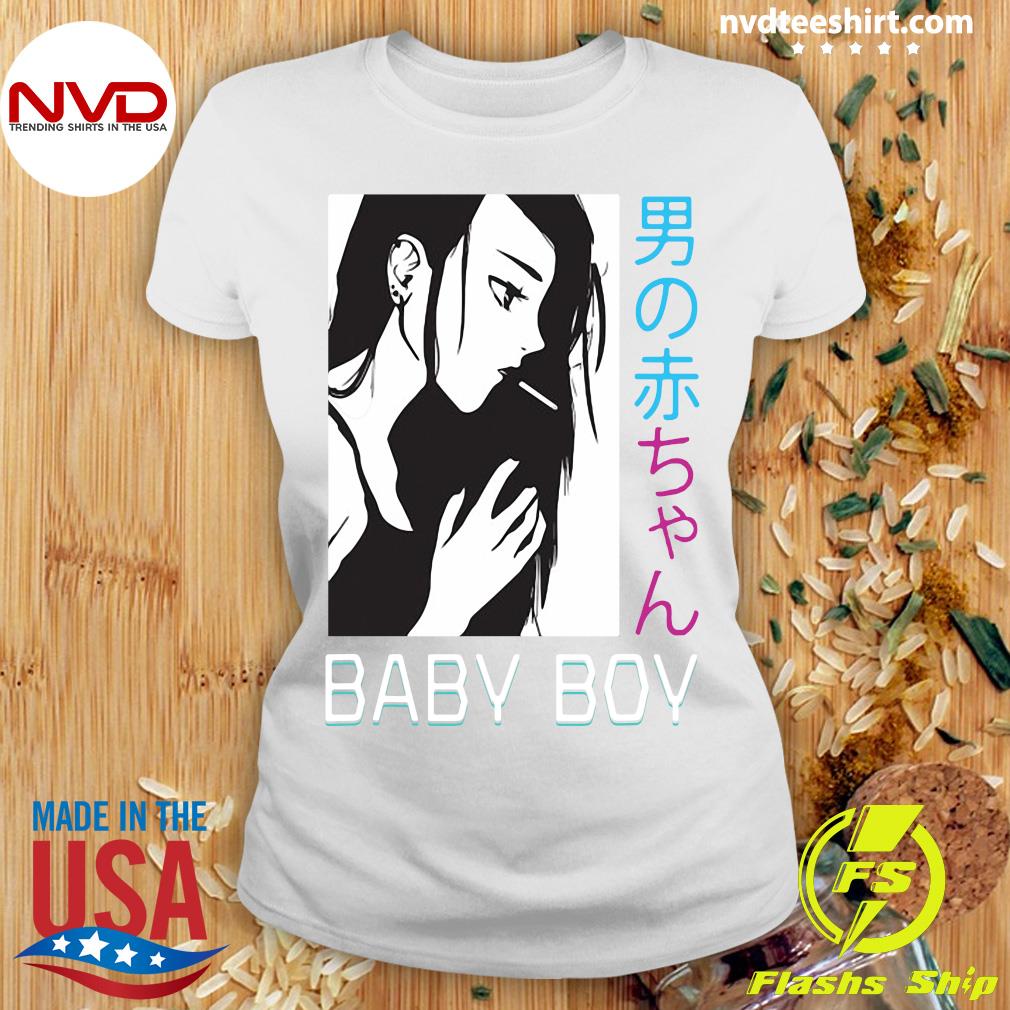 Official Baby Boy Aesthetic Vaporwave Anime Cool Gift T Shirt Nvdteeshirt