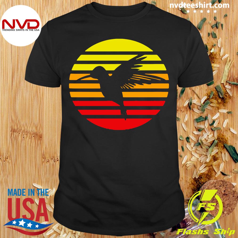 Official Hummingbird Design Retro And Vintage Style 70'S Vintage T- shirt - NVDTeeshirt