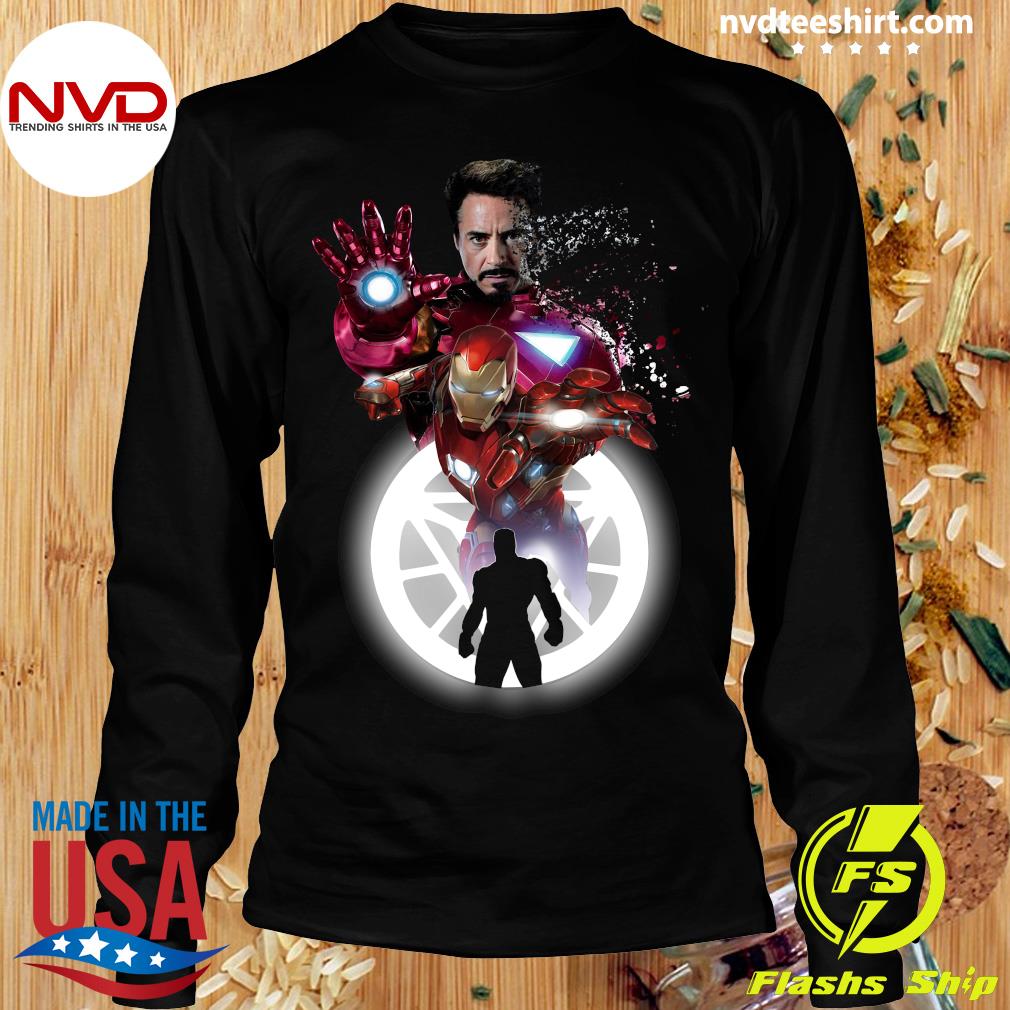 Official Marvel Iron Man Tony Stark Light T-shirt - NVDTeeshirt