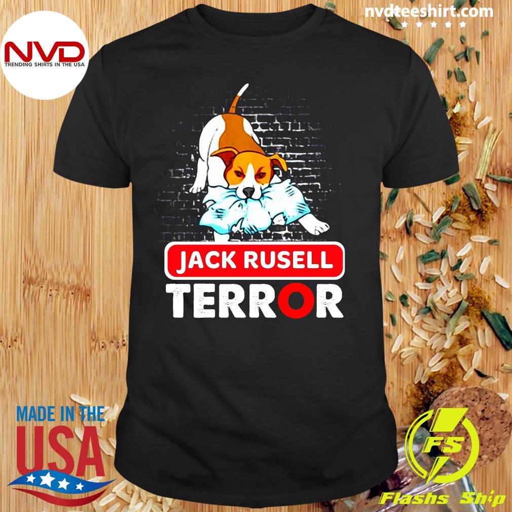 Styring høst vitalitet Official Womens Jack Russell Terror Bad Dogs Jack Russell Terrier Dog T- shirt - NVDTeeshirt