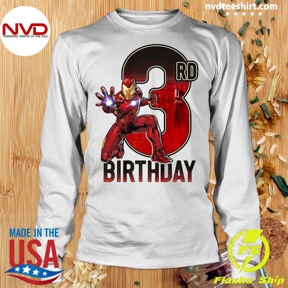 iron man birthday shirt