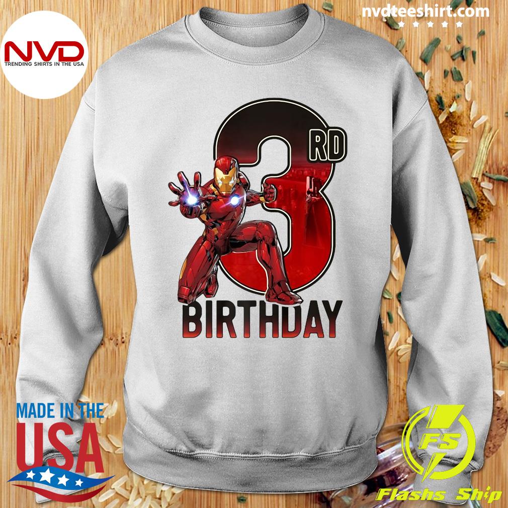 iron man birthday shirt