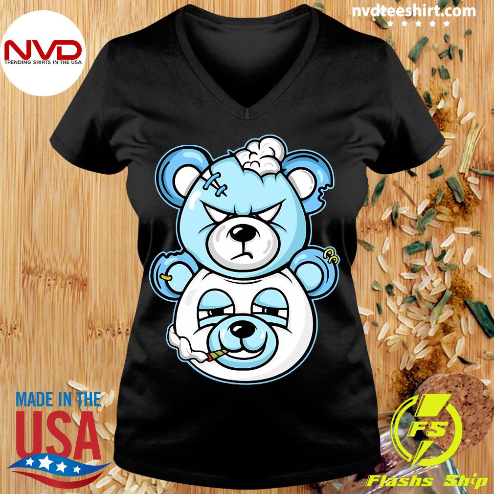 Official Douple Bear Graphic Tee Match Jordan 11 Low Legend Blue T Shirt Nvdteeshirt