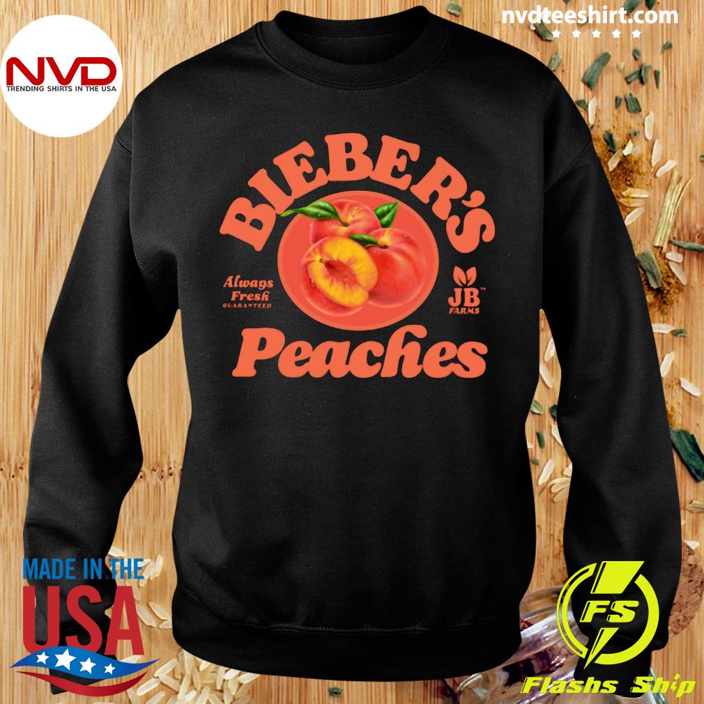 Justin Bieber's Peaches Purpose Tour T-shirt -