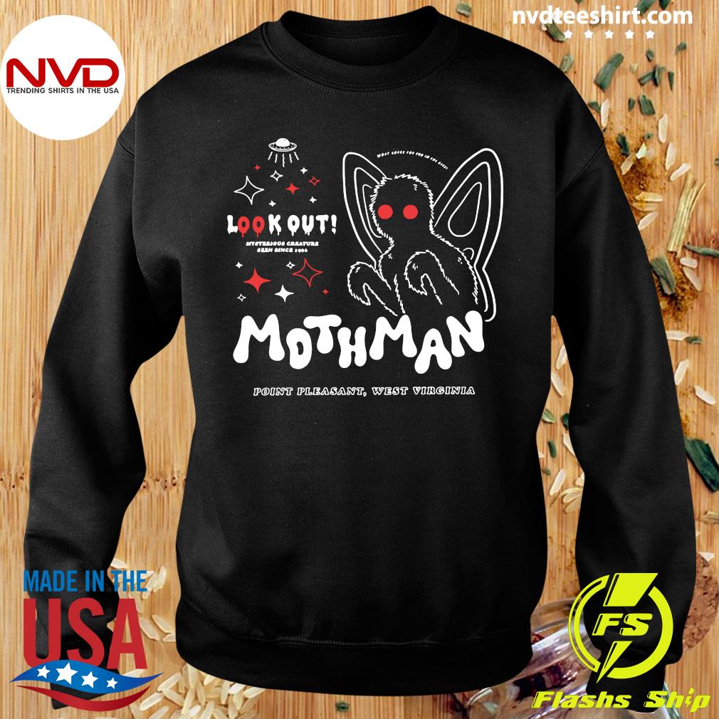 Stifte bekendtskab handling coping Official Lookout Mothman Point Pleasant West Virginia T-shirt - NVDTeeshirt