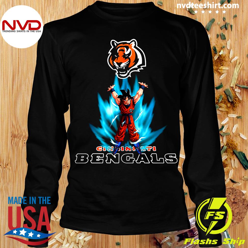 Cincinnati Bengals Goku Baseball Jersey - Custom Design - Scesy