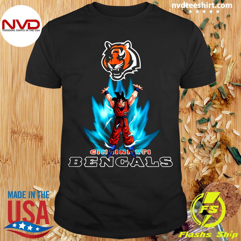 Cincinnati Bengals Goku Baseball Jersey - Custom Design - Scesy