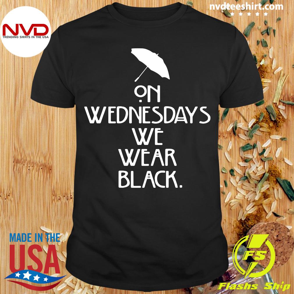 on wednesdays we wear black shirt
