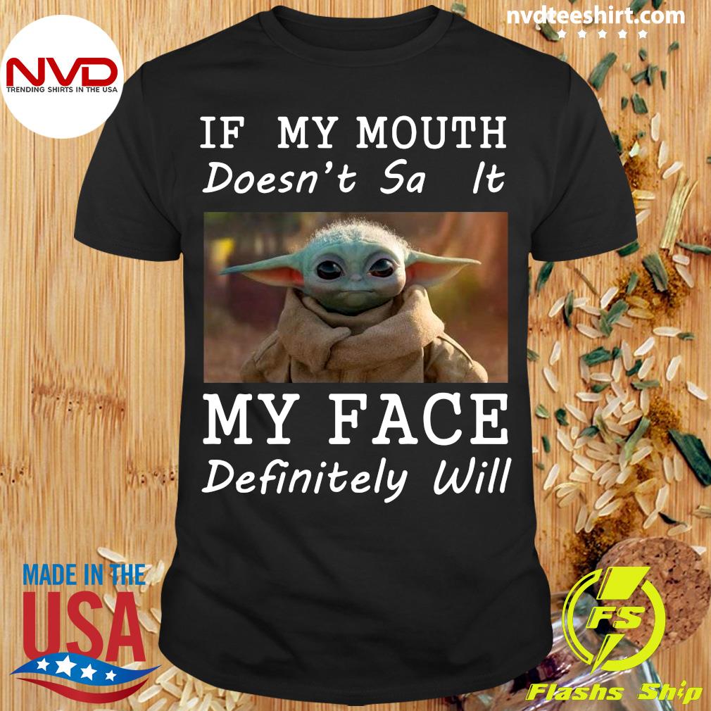 Funny Baby Yoda T Shirt on sale 