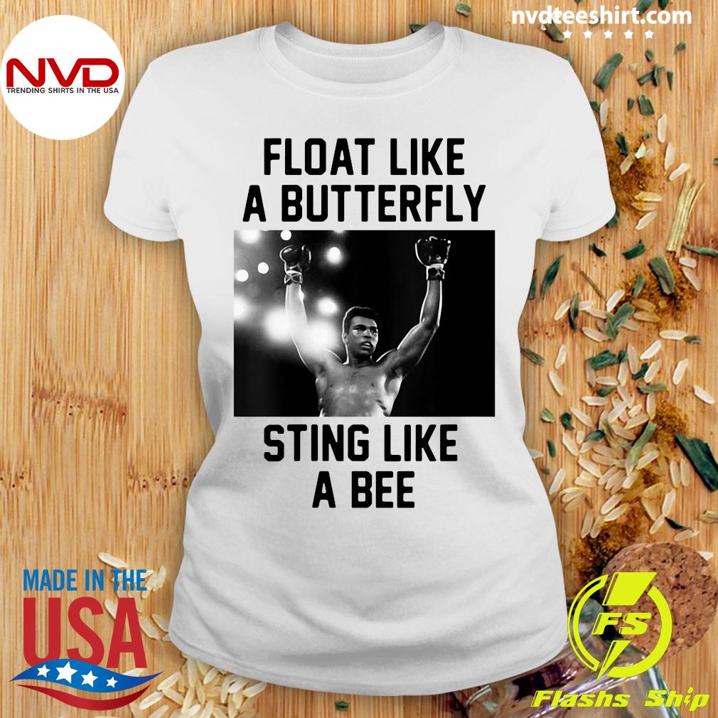 Muhammad Ali,Boxer,Float Like a Butterfly Sting Like a Bee,Fun t shirt