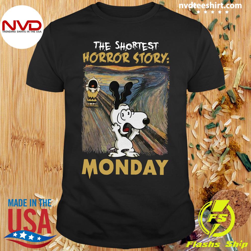 Shortest Horror Story Monday Funny T-Shirt For Men –