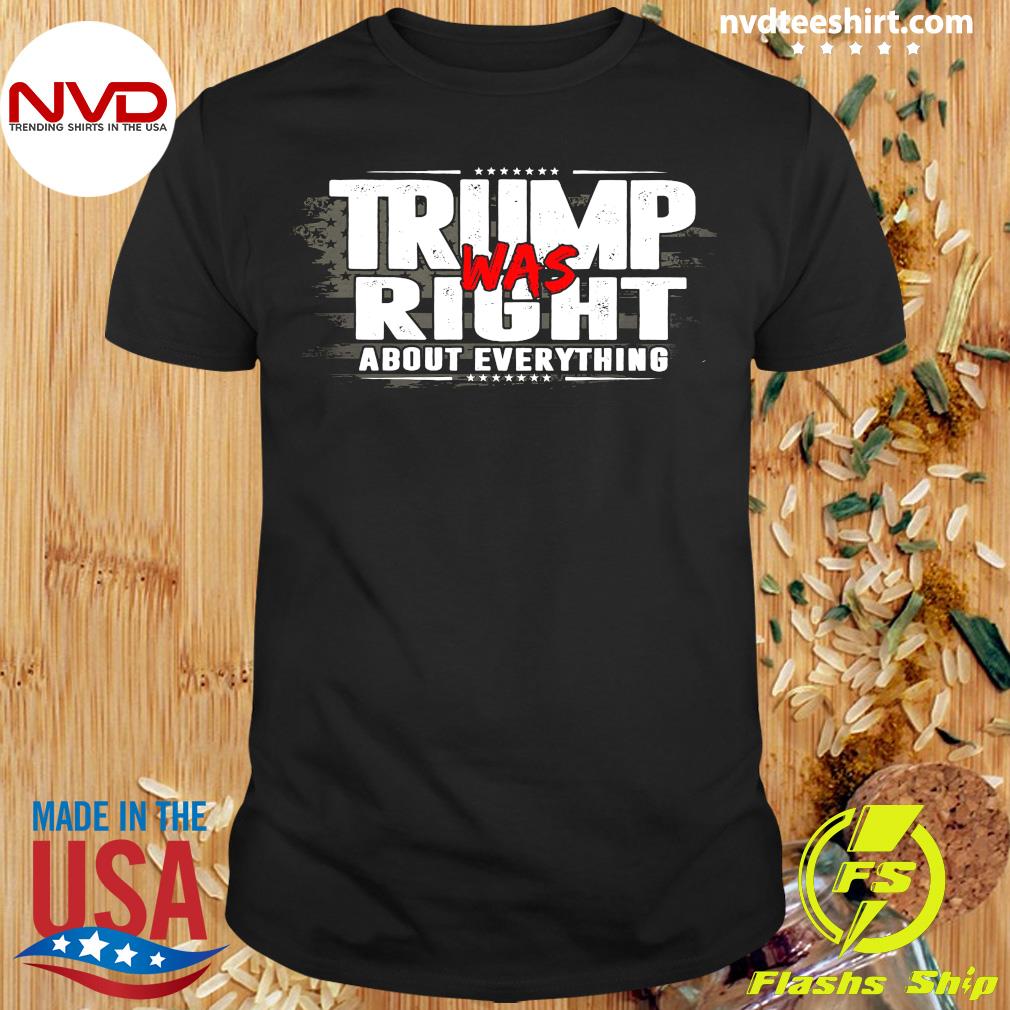 trump flag t shirt