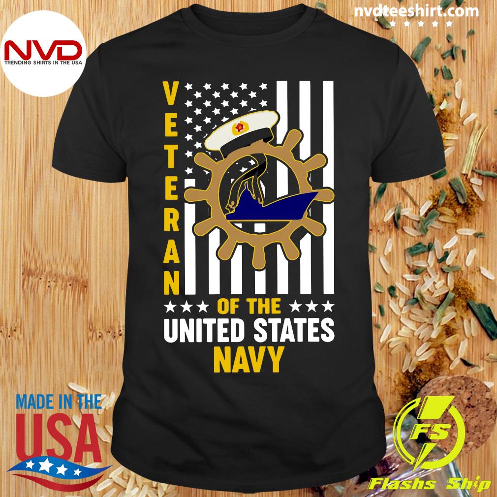 salon venijn Of Official American Flag Veteran Of The United States Navy T-shirt -  NVDTeeshirt