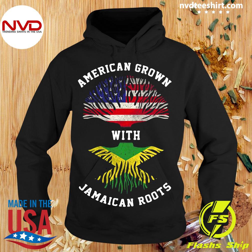 Tenacitee Unisex American Grown with Solomon Island Roots Sweatshirt