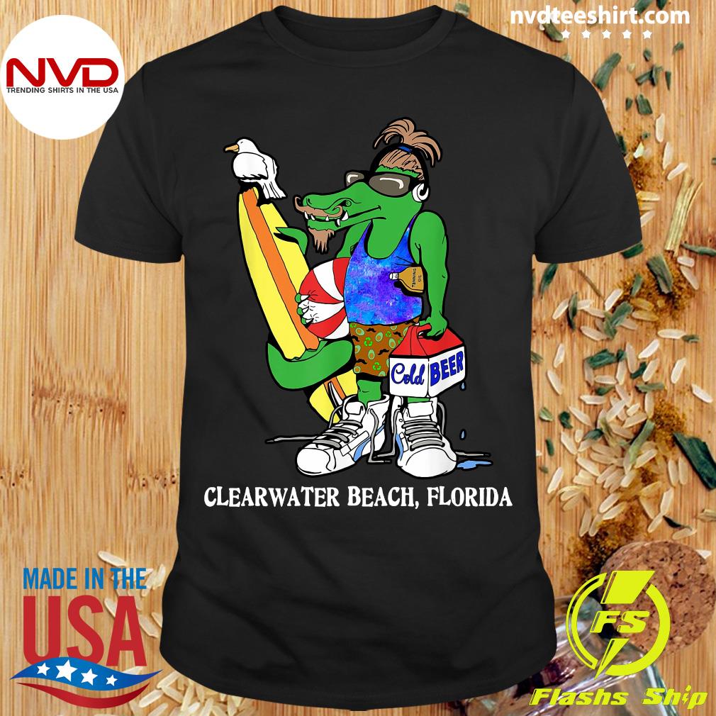 Official Hipster Clearwater Florida Alligator Souvenir T-shirt -