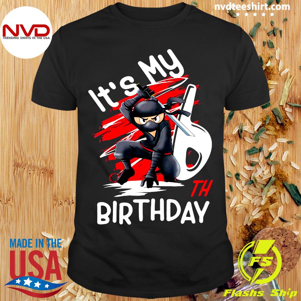 7th Birthday Ninja Kids T-Shirt