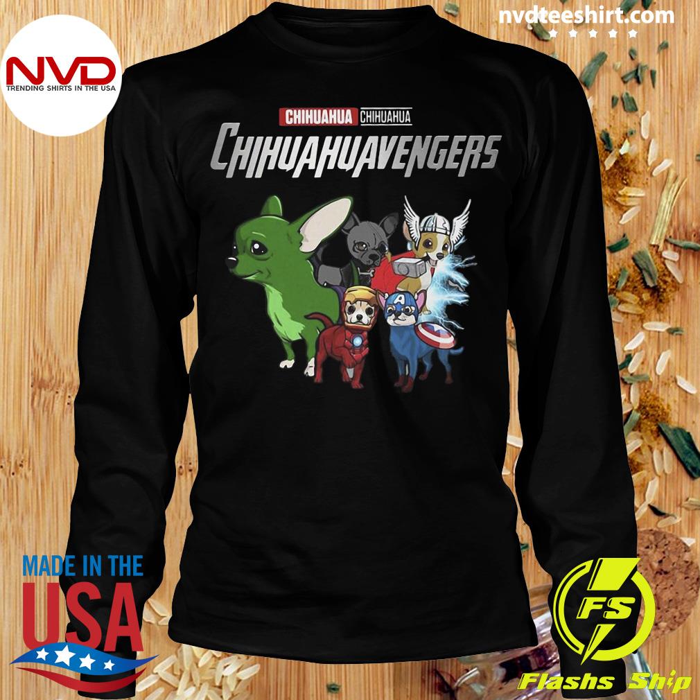 chihuahua avengers t shirt