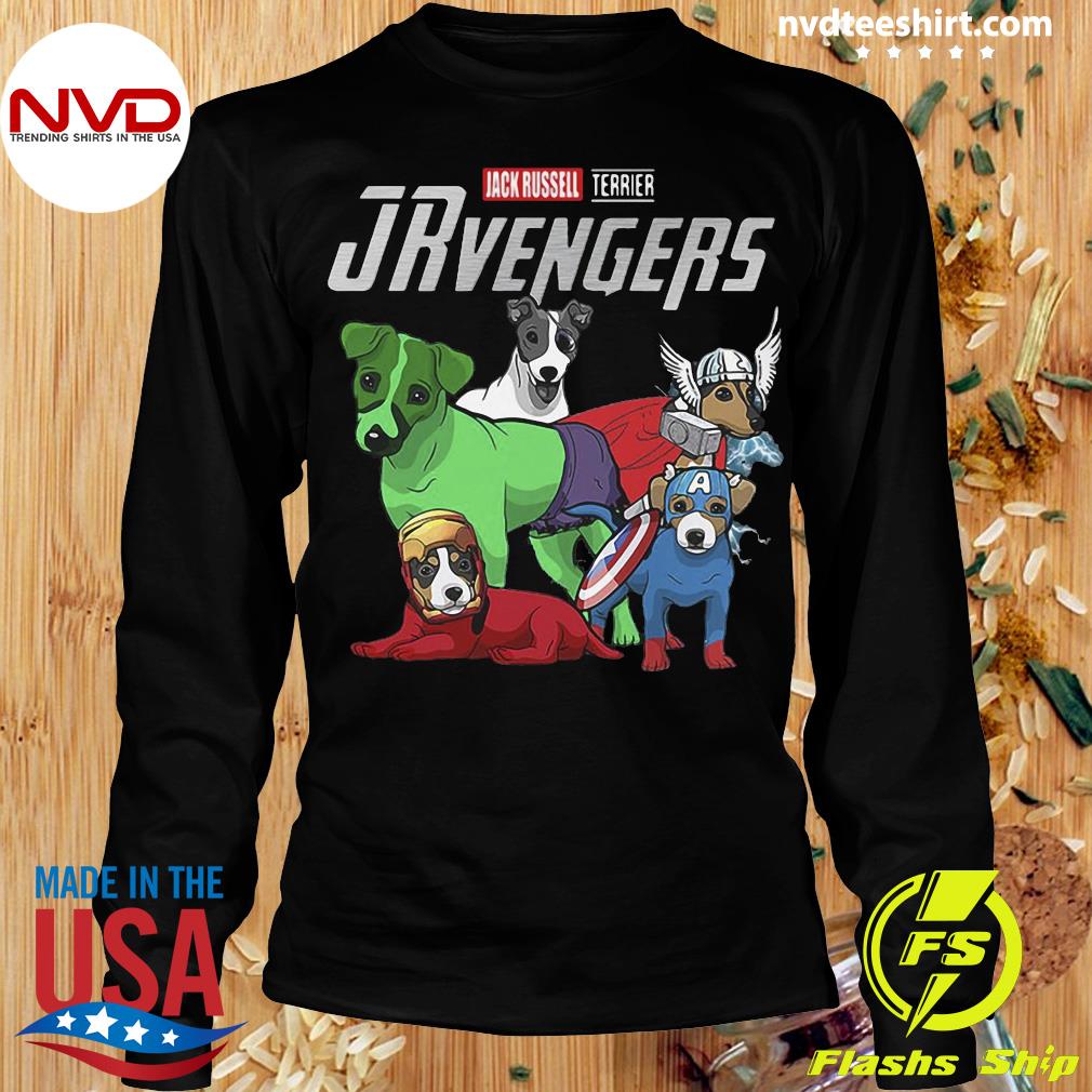 jack russell avengers t shirt