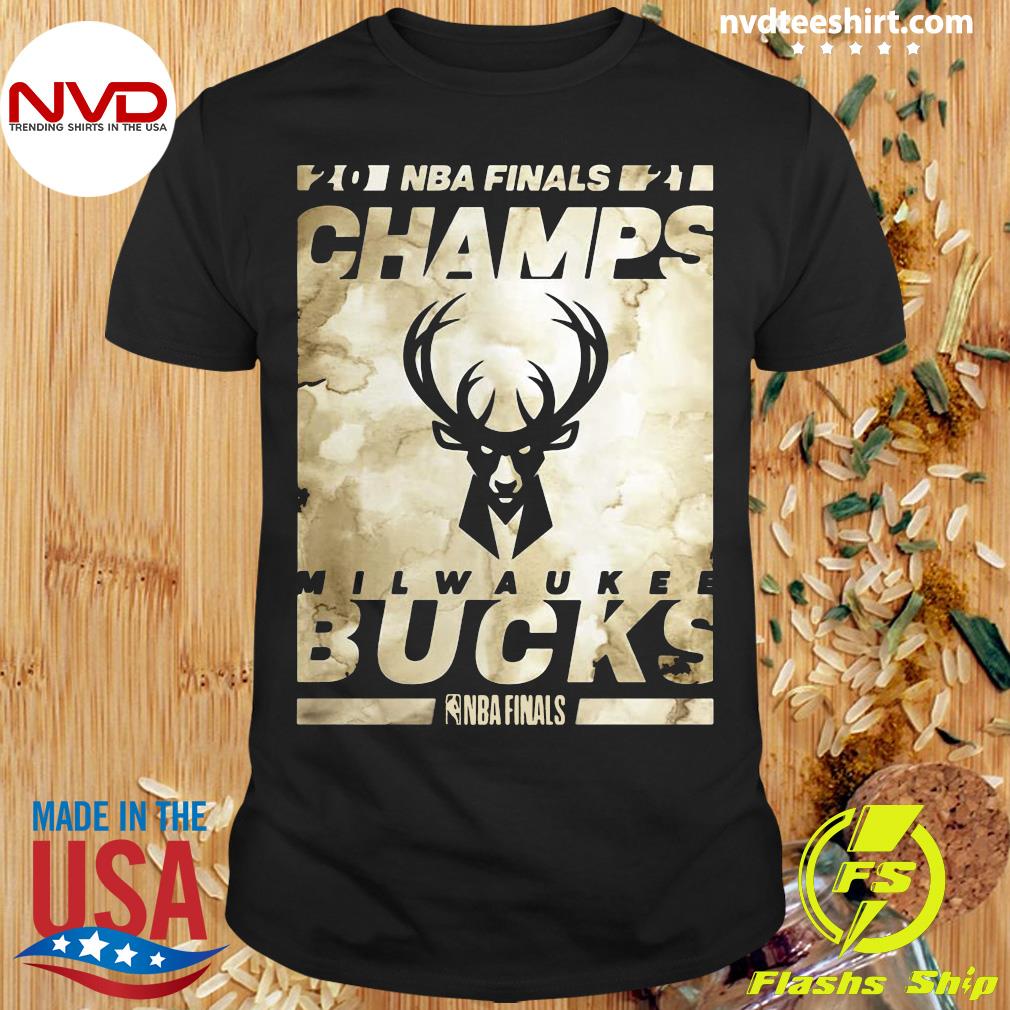 NBA Milwaukee Bucks Mens 2021 Finals Champions Roster T-Shirt
