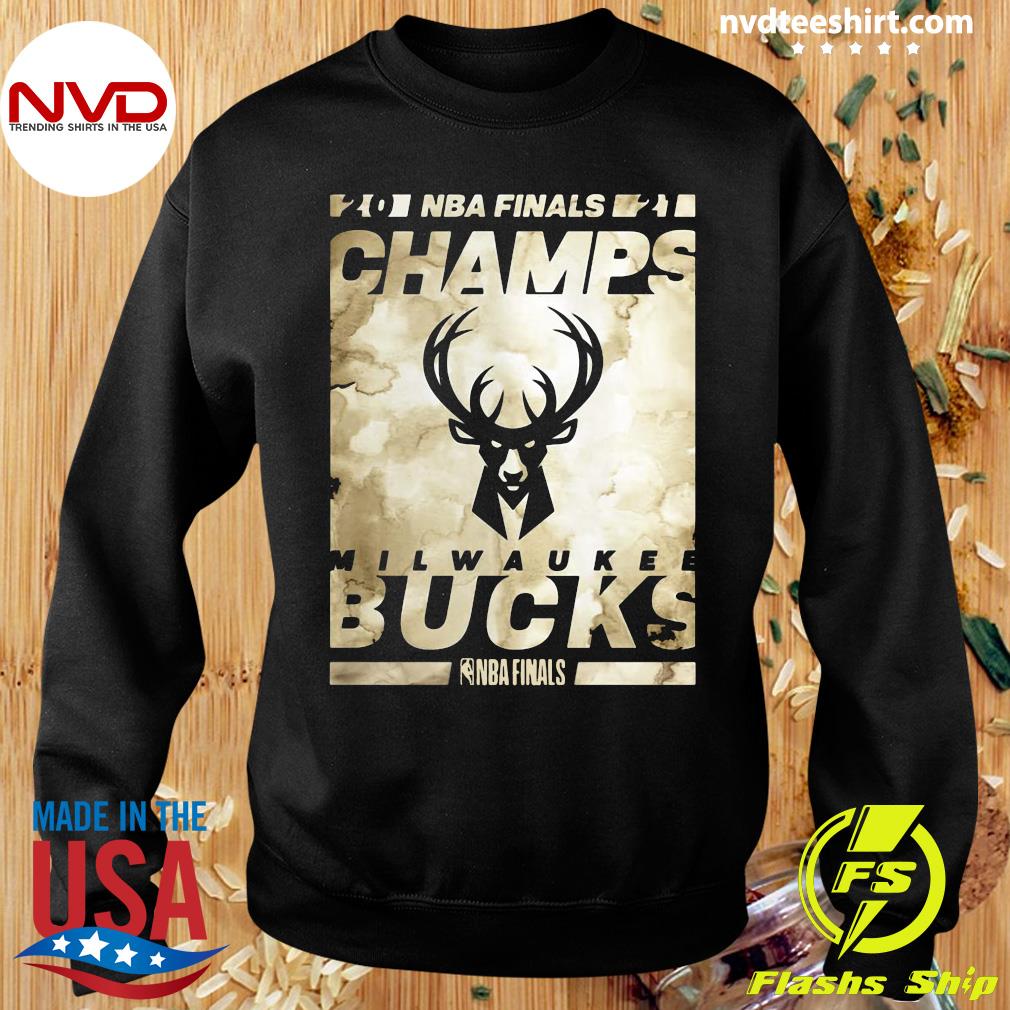 NBA Milwaukee Bucks Mens 2021 Finals Champions Roster T-Shirt
