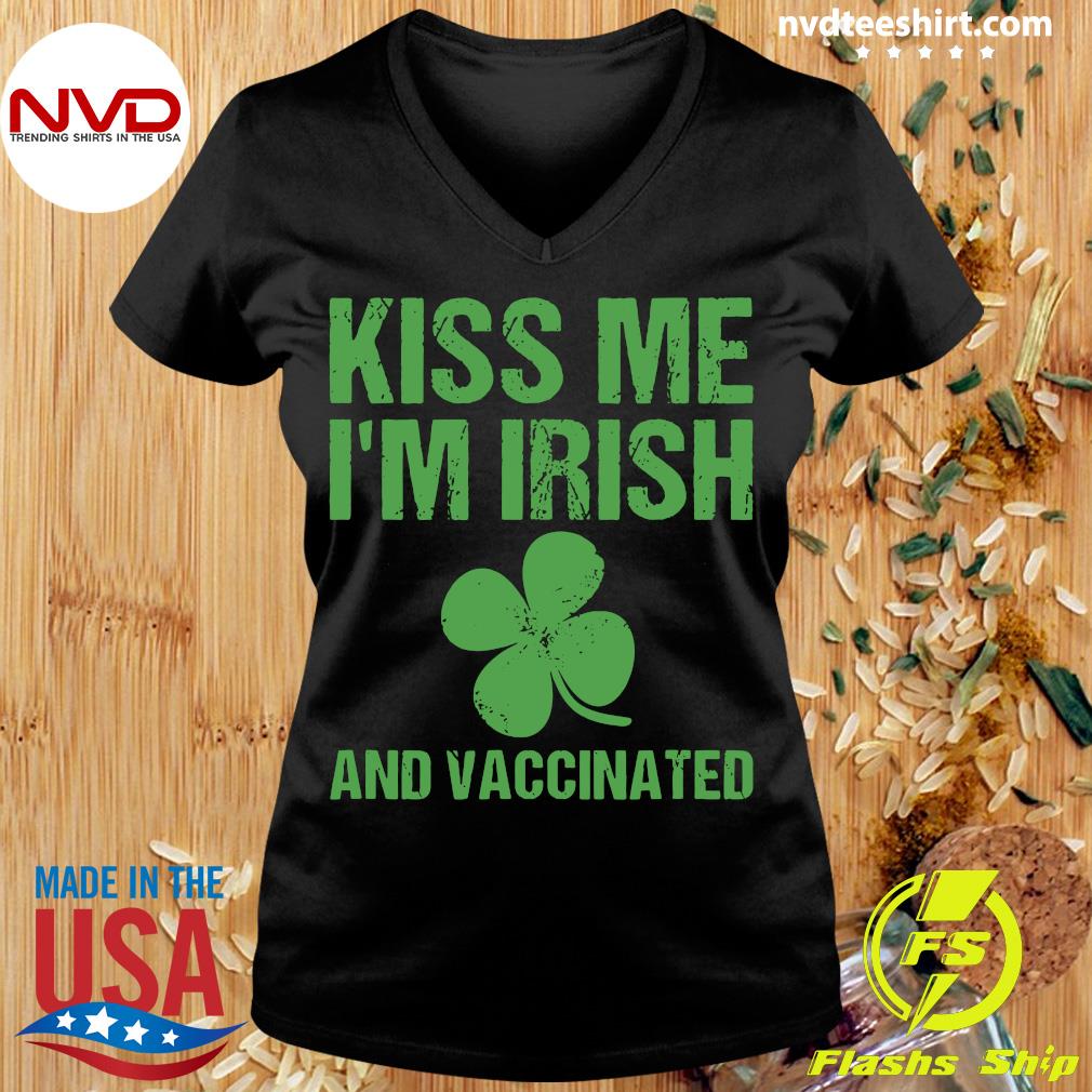 Kiss Me I'm Irish Green Silk Screen T-shirt 