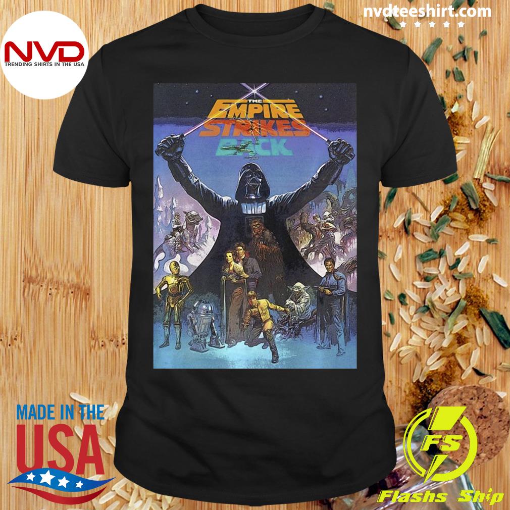Official Star Wars The Empire Strikes Back Retro Poster T-shirt ...