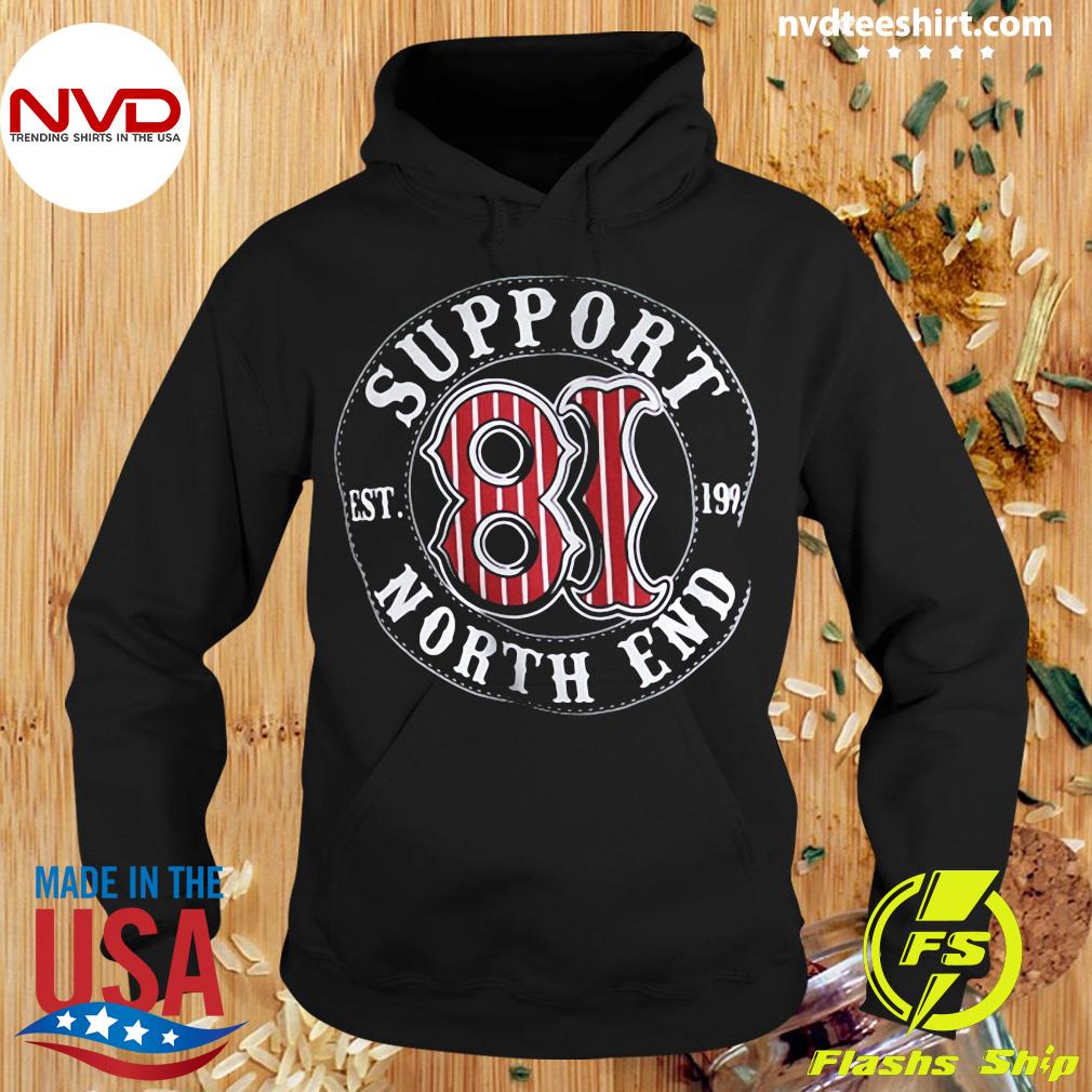 Official Support 81 EST 199 North End T-shirt - NVDTeeshirt