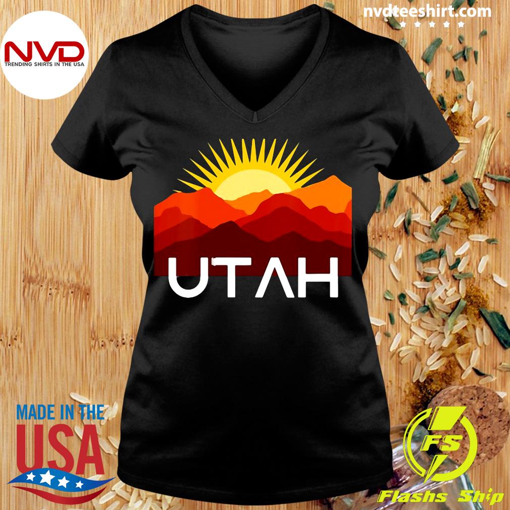Official Utah Souvenir Vintage Retro Southwest Sunset Tourist T-shirt - NVDTeeshirt