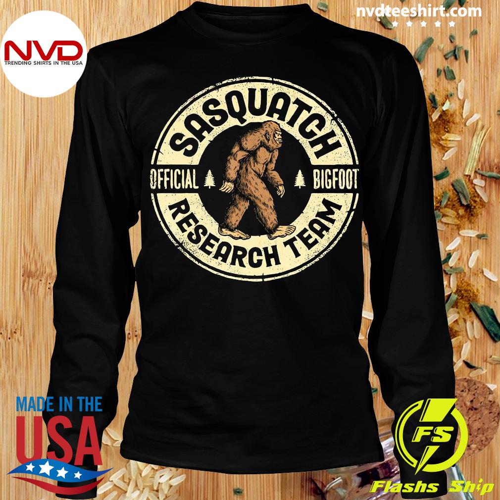 bigfoot research team shirt