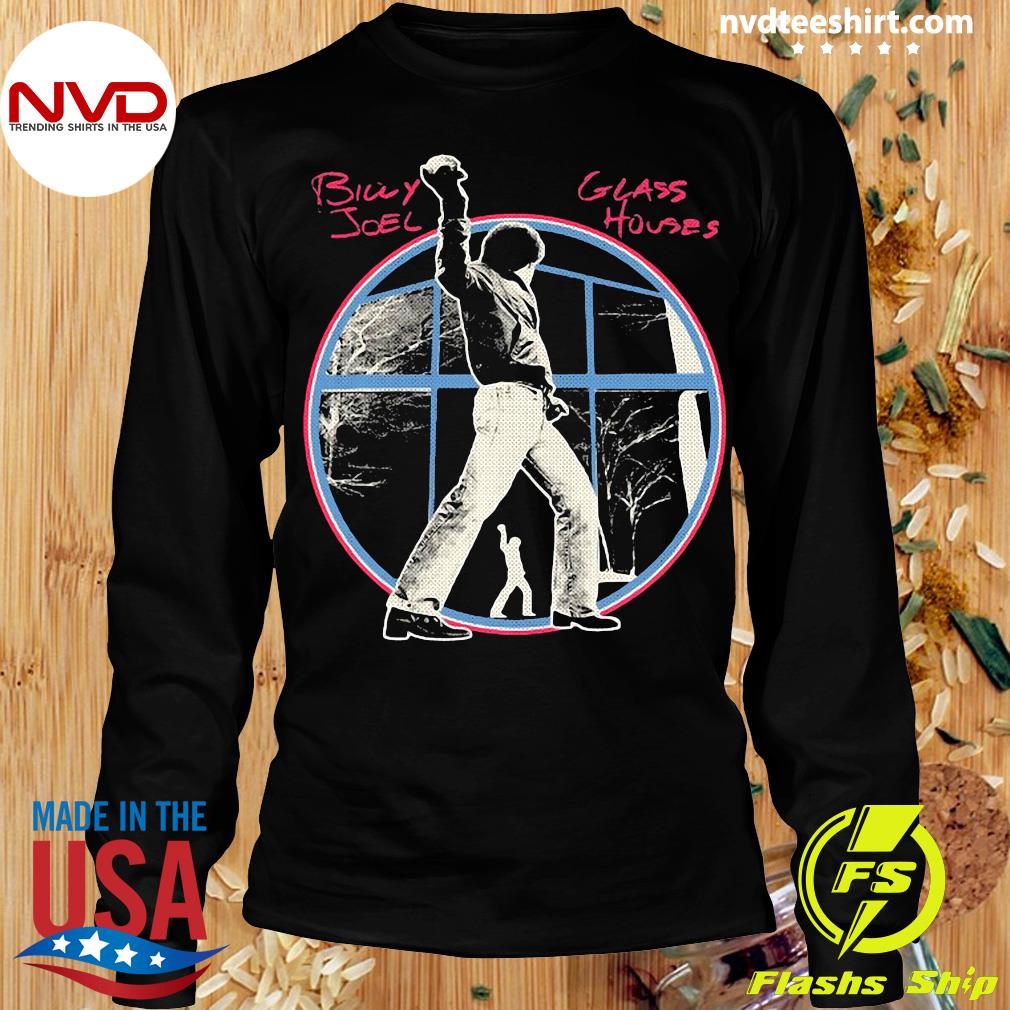 skandale Arbejdsgiver Tilsvarende Official Billy Joel Glass Houses Album T-shirt - NVDTeeshirt