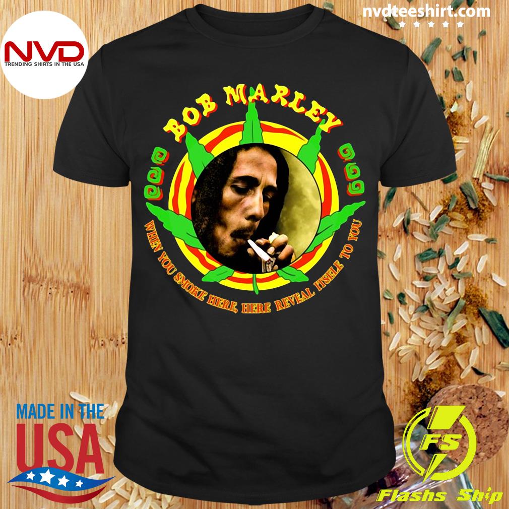 refugees cutter Spectacle Official Bob Marley Herb Reveal Itself To You T-shirt - NVDTeeshirt