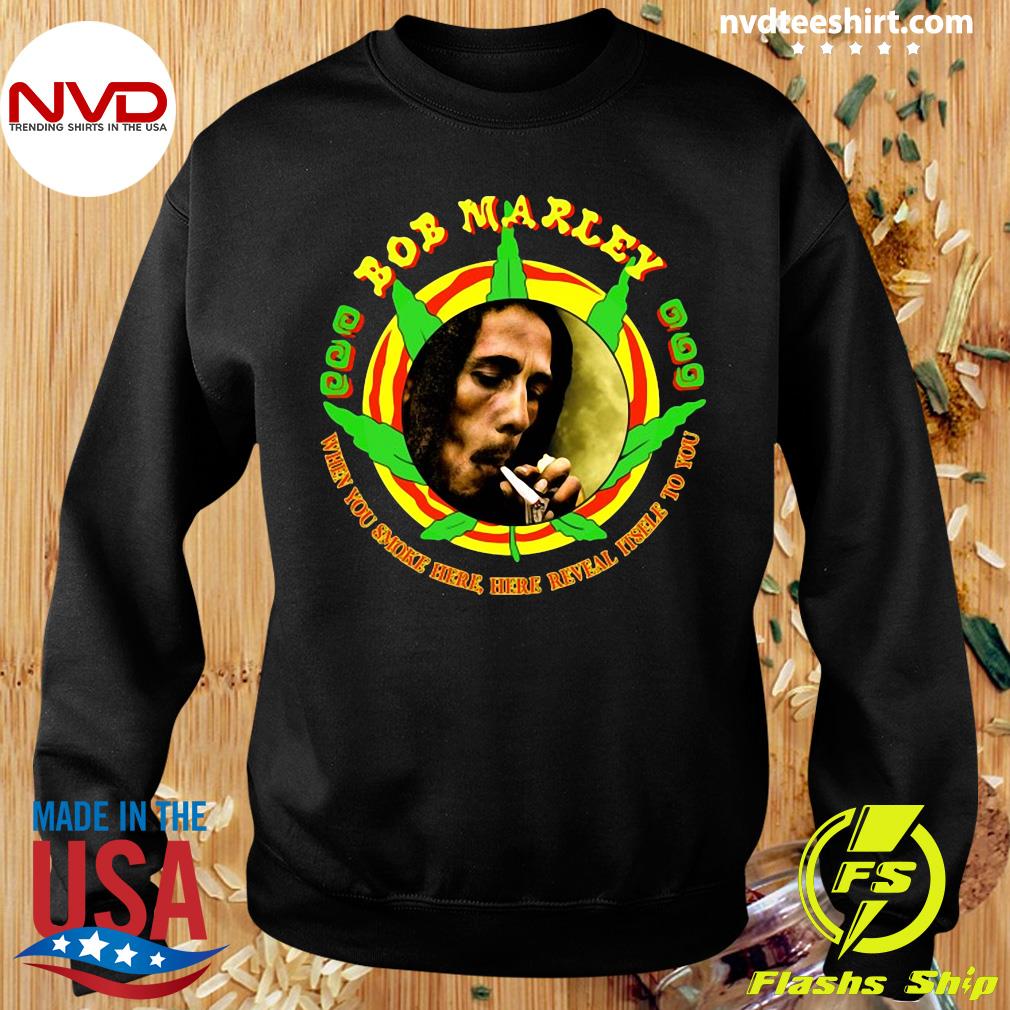 Official Bob Marley Herb Reveal Itself To You T-shirt - NVDTeeshirt