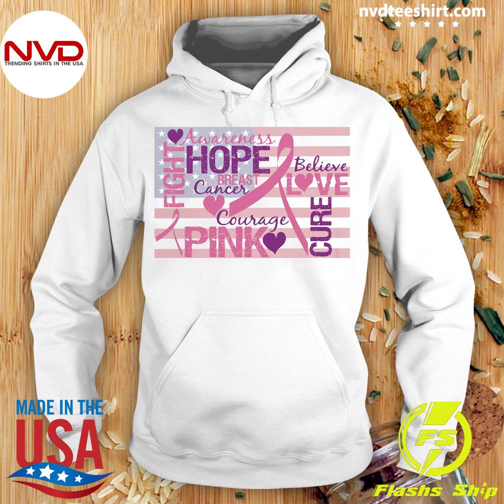 Believe & Hope Breast Cancer Awareness Hoodie
