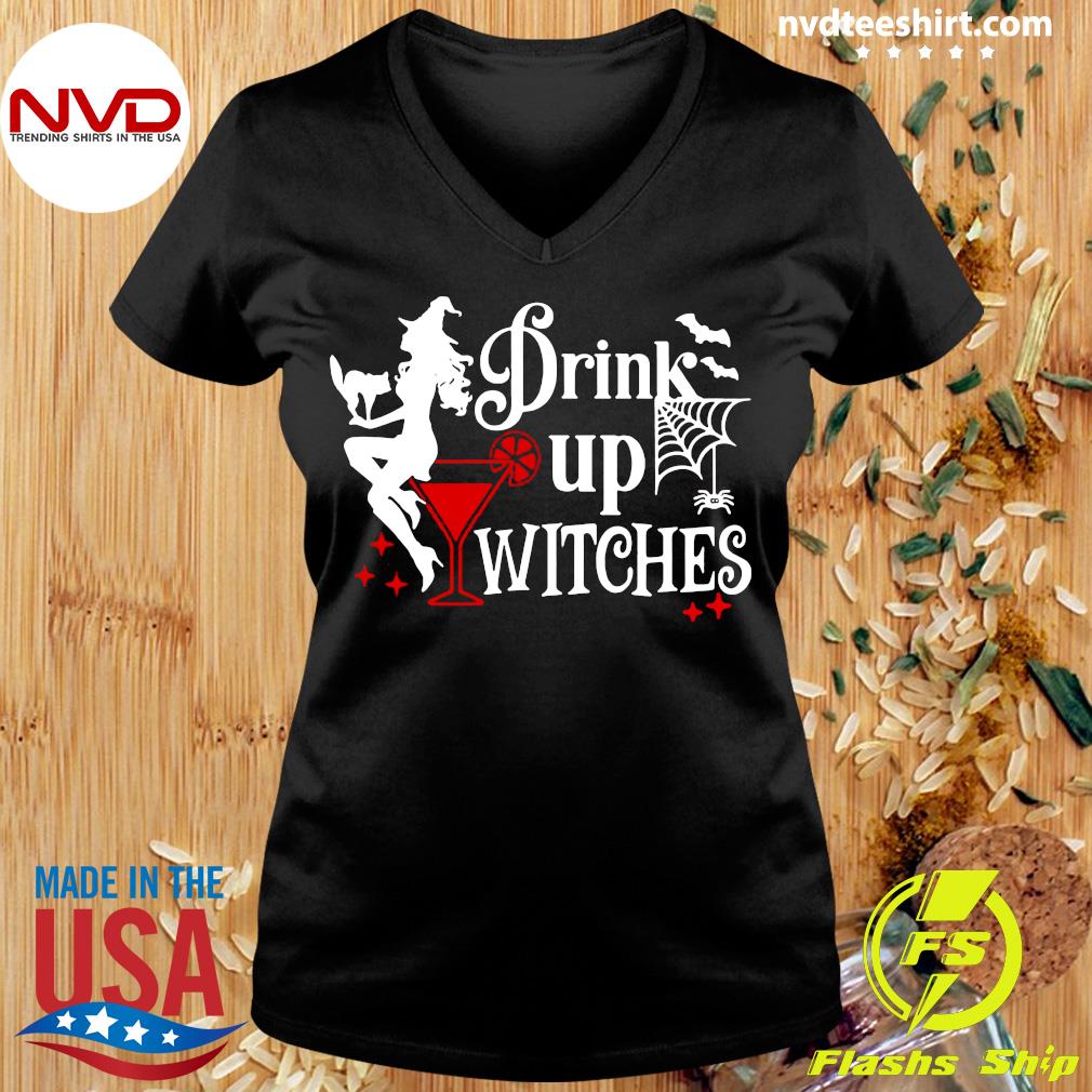 Pest spørgeskema at retfærdiggøre Official Girl Witch Drink Up Witches Wine Halloween T-shirt - NVDTeeshirt
