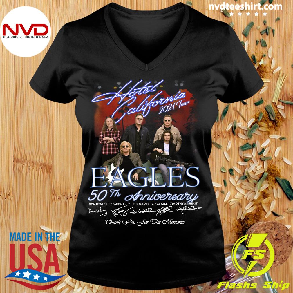 Eagles band Hotel California 2021 our 50th anniversary shirt